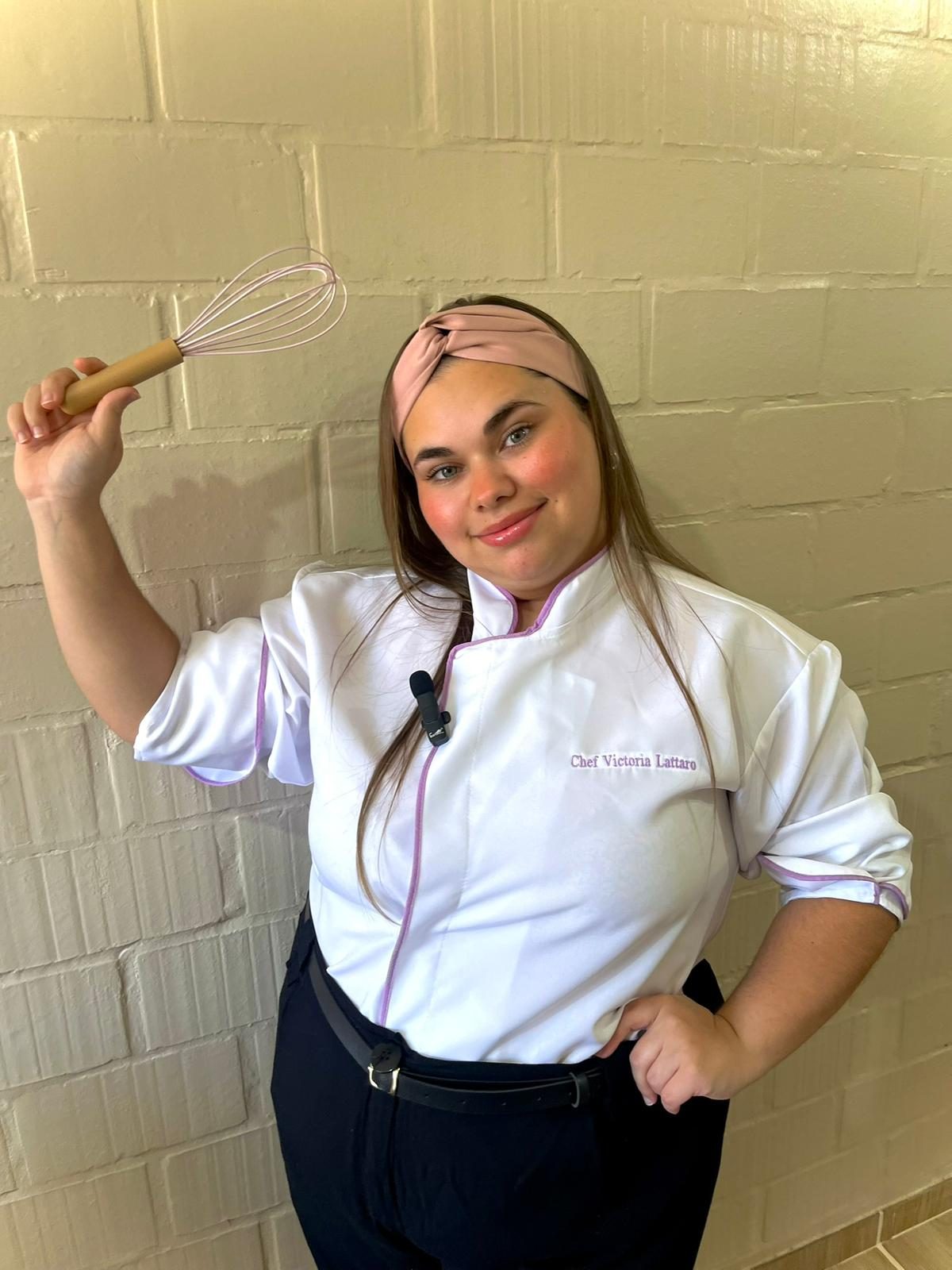 Chef Victoria Lattaro — fundadora da Vi Doces Confeitaria em Pelotas/RS